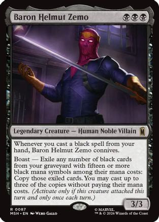 Baron Helmut Zemo (087) - Marvel Super Heroes