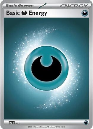 Basic Darkness Energy (7) Reverse Holofoil - Mega Evolution