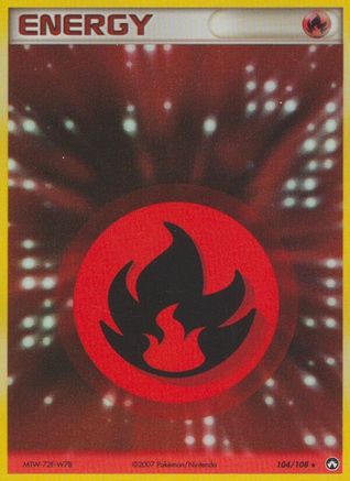 Basic Fire Energy (104) Holofoil - Power Keepers