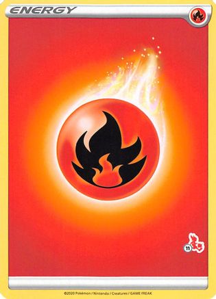 Basic Fire Energy (#11 Cinderace) - Battle Academy 2022
