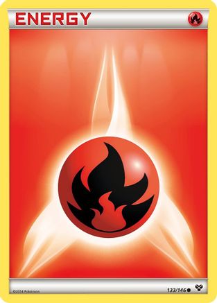 Basic Fire Energy (133) - XY Base Set