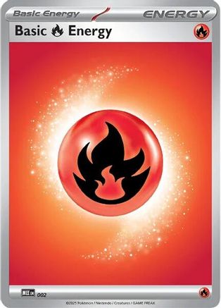 Basic Fire Energy (2) Reverse Holofoil - Mega Evolution