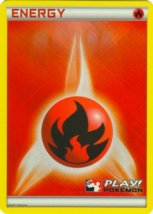 Basic Fire Energy (2011 Play! Pokemon) Holofoil - League & Championship Cards