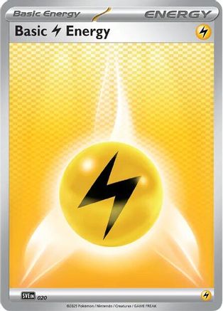 Basic Lightning Energy (20) Reverse Holofoil - Scarlet & Violet