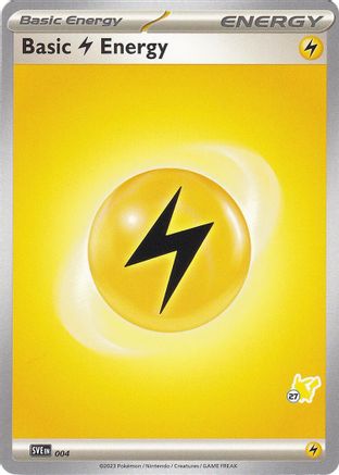 Basic Lightning Energy (#27 Pikachu) (4) - Battle Academy 2024