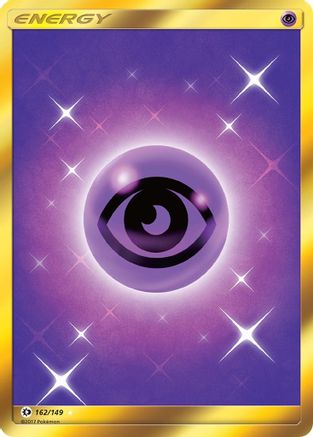 Basic Psychic Energy (Gold) (162) Holofoil - Sun & Moon