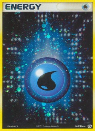 Basic Water Energy (103) Holofoil - Emerald