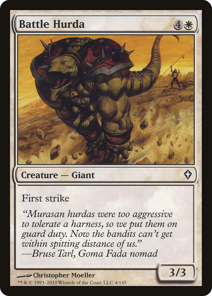Battle Hurda (004) Foil - Worldwake