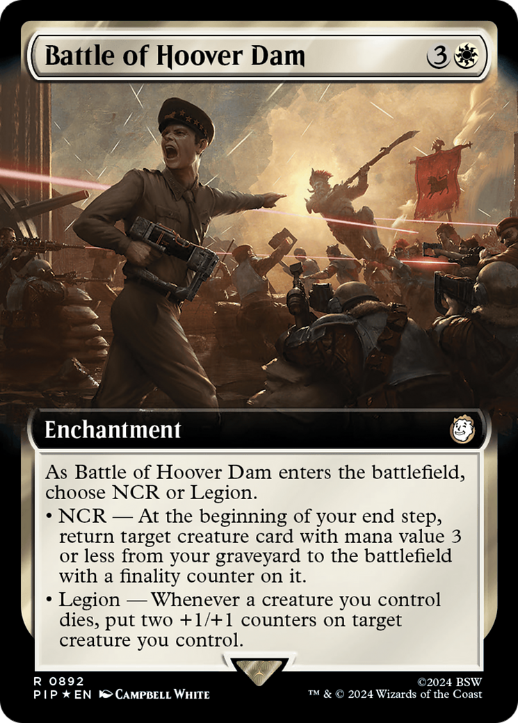 Battle of Hoover Dam (Extended Art) (892) Surge Foil - Fallout