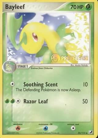 Bayleef (Prerelease) (35) - Nintendo Promos