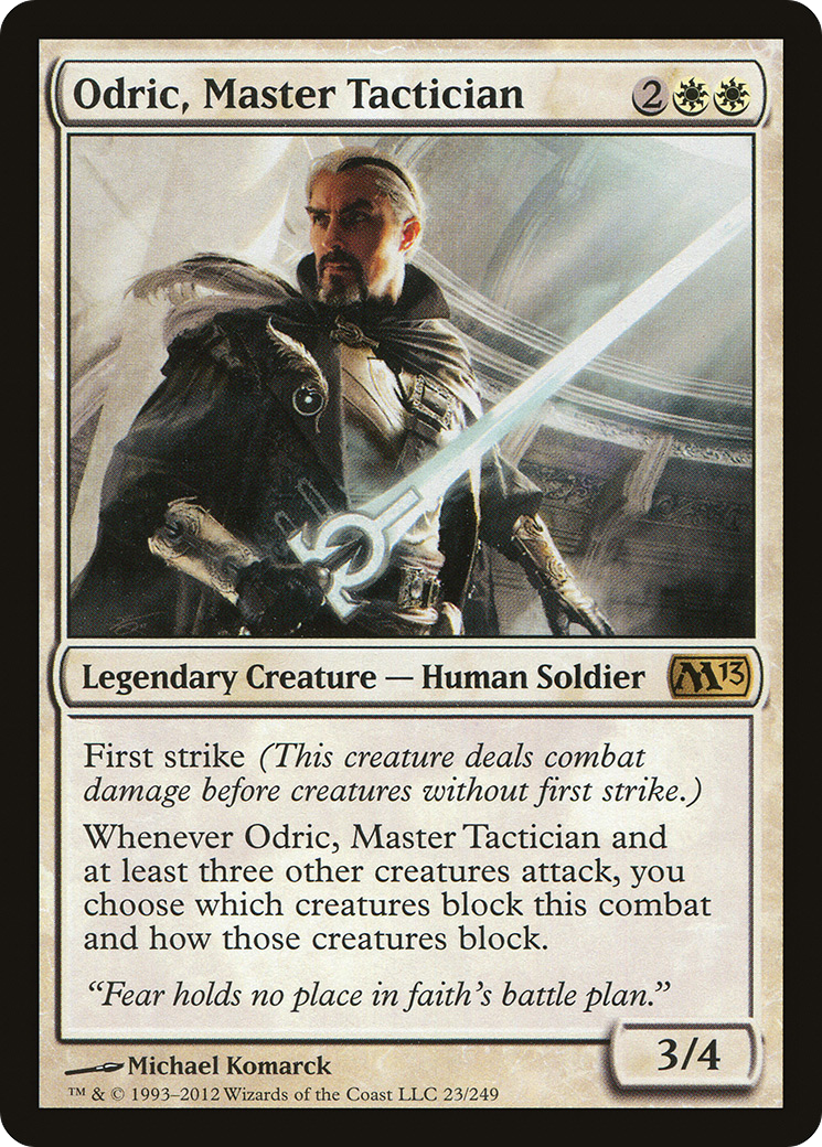 Odric, Master Tactician (023) - Magic 2013