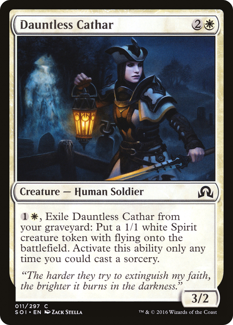 Dauntless Cathar (011) Foil - Shadows over Innistrad