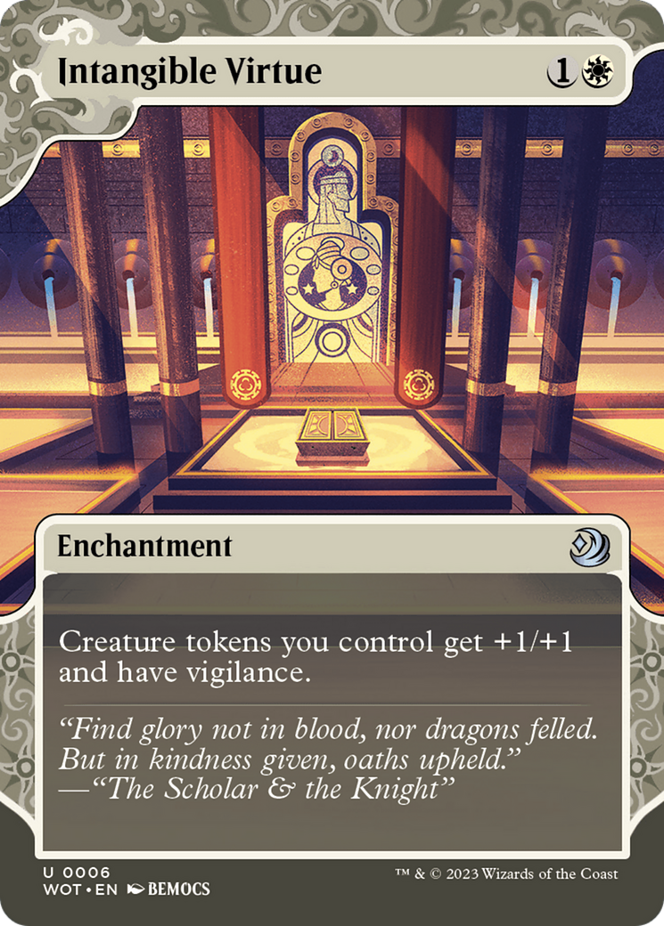 Intangible Virtue (Showcase) (006) Foil - Wilds of Eldraine: Enchanting Tales