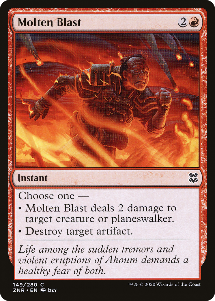 Molten Blast (149) Foil - Zendikar Rising