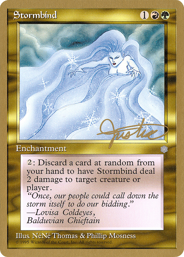Stormbind - 1996 Mark Justice (ICE) - Pro Tour Collector Set