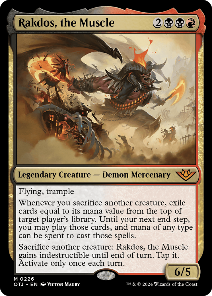 Rakdos, the Muscle (226) - Outlaws of Thunder Junction