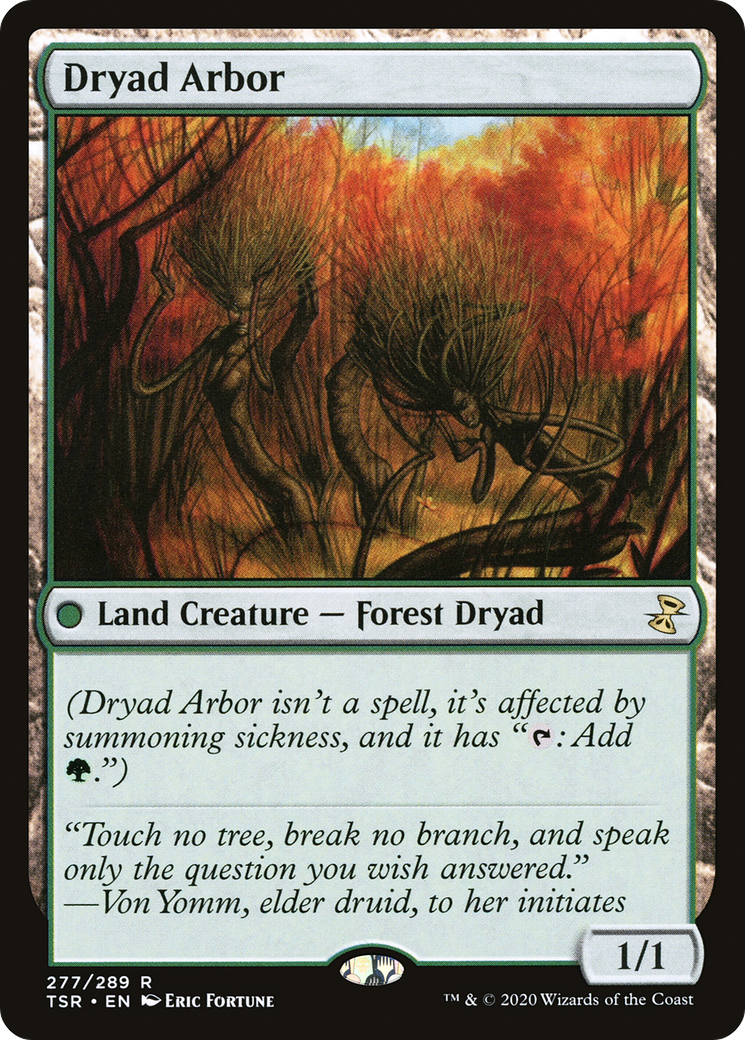 Dryad Arbor (277) Foil - Time Spiral Remastered