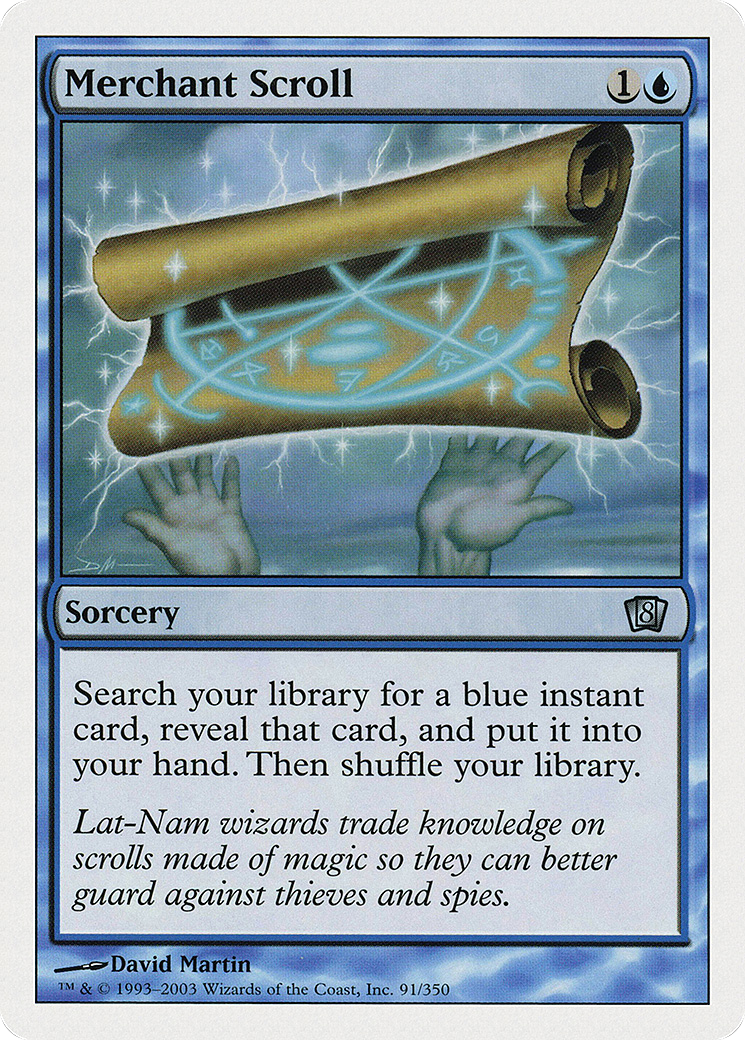 Merchant Scroll (091) Foil - Eighth Edition