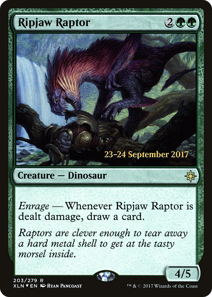 Ripjaw Raptor (203) Foil - Ixalan Promos