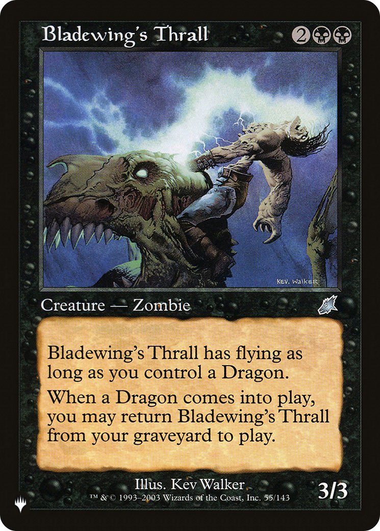 Bladewing's Thrall (Retro) (SCG-55) - The List