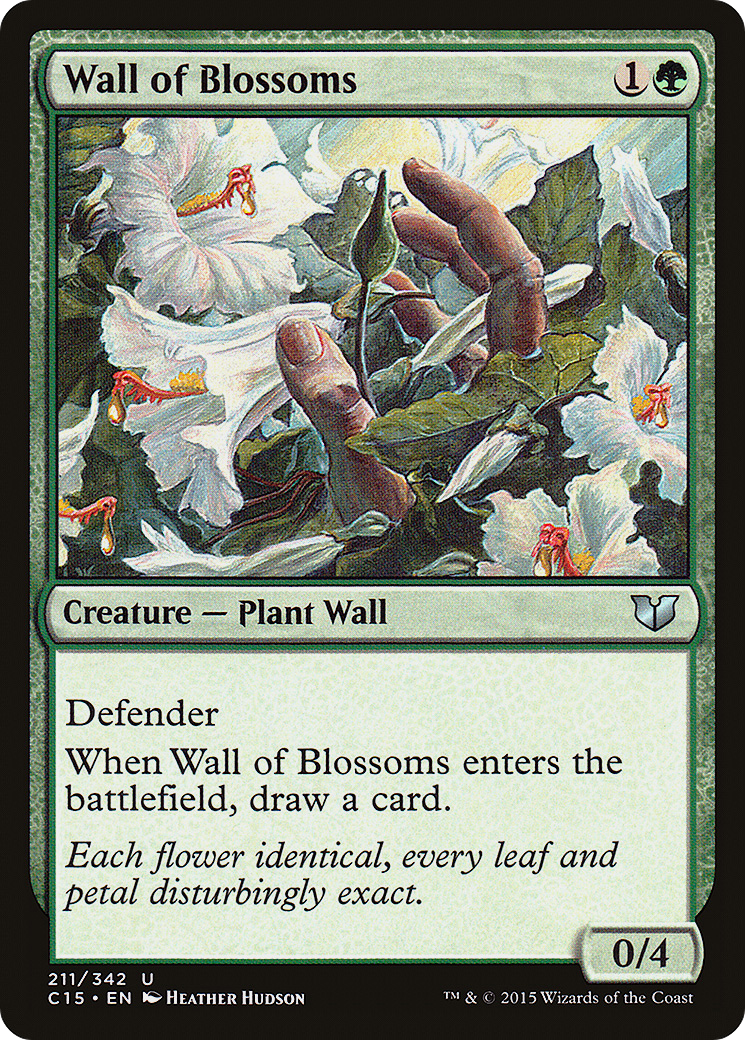 Wall of Blossoms (211) - Commander 2015