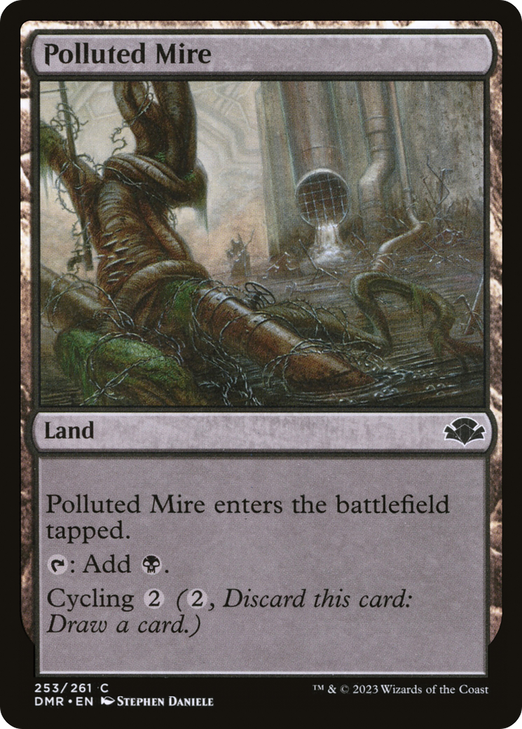 Polluted Mire (253) Foil - Dominaria Remastered