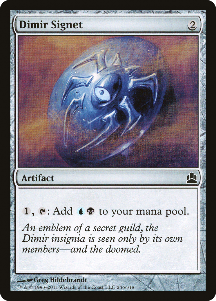 Dimir Signet (246) - Commander 2011