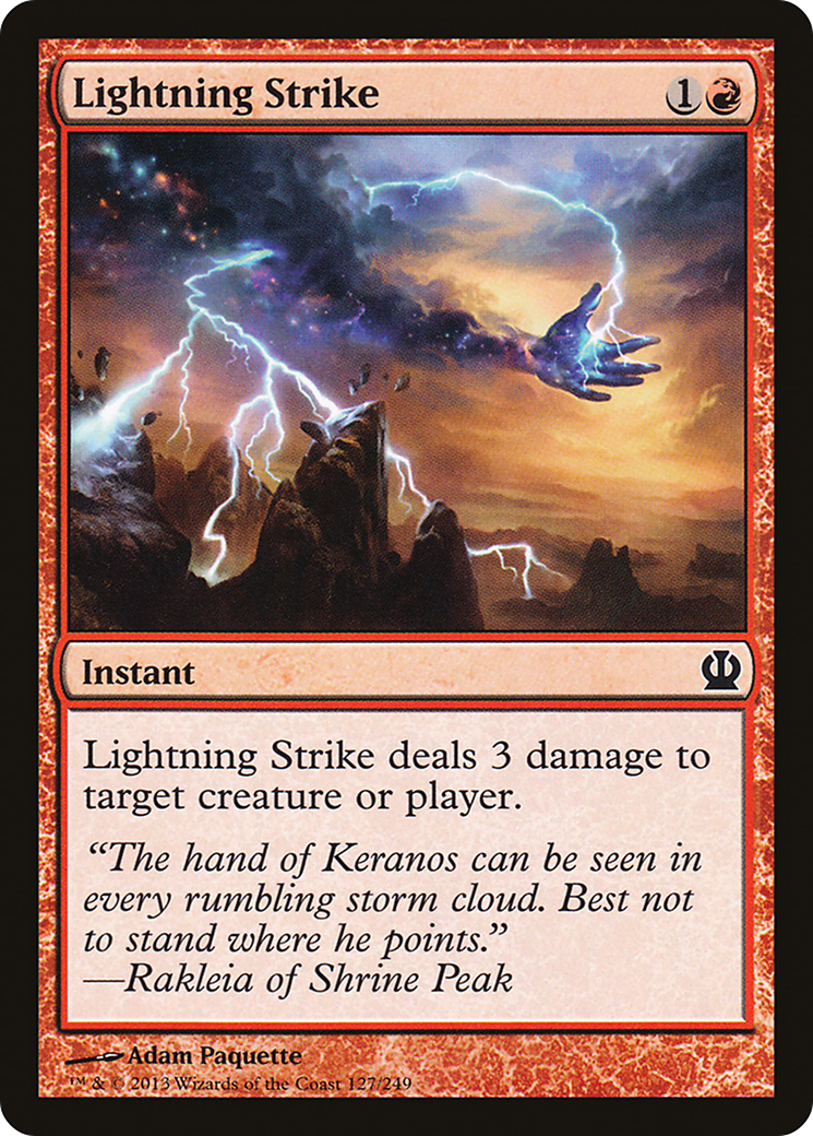 Lightning Strike (127) Foil - Theros
