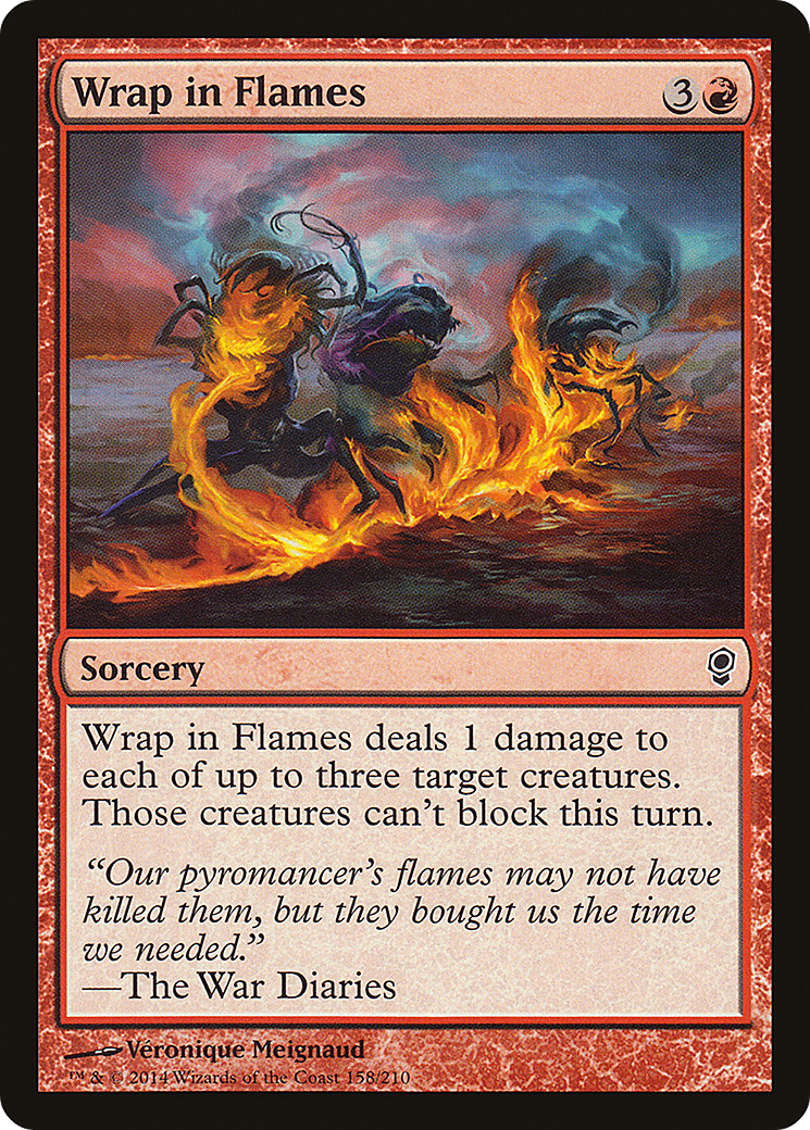 Wrap in Flames (158) Foil - Conspiracy