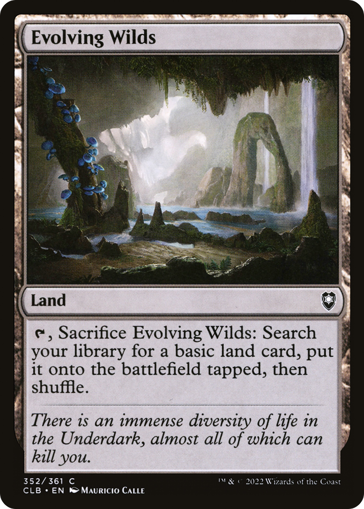 Evolving Wilds (352) - Commander Legends: Battle for Baldur's Gate