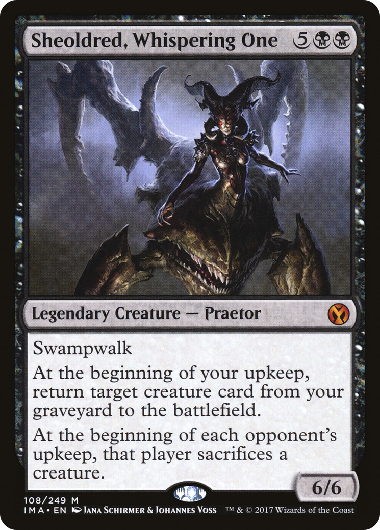 Sheoldred, Whispering One (108) Foil - Iconic Masters