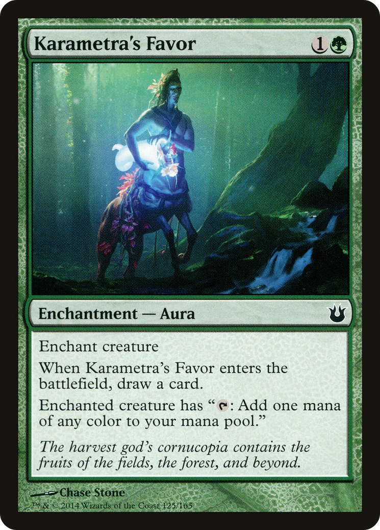 Karametra's Favor (125) - Born of the Gods