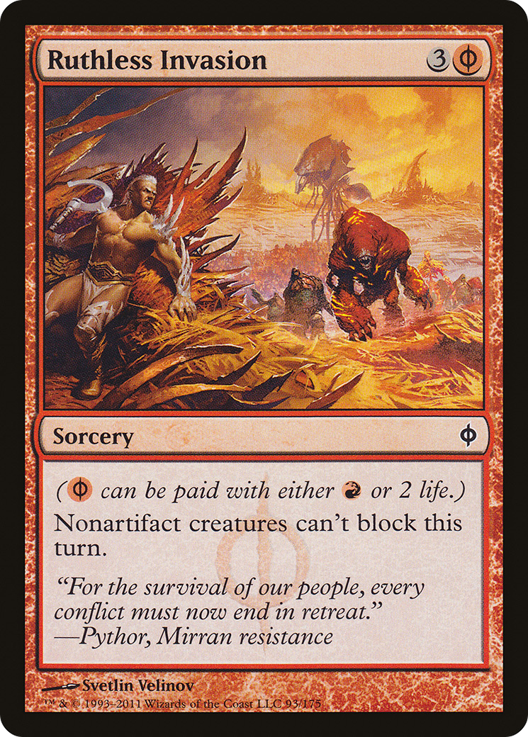 Ruthless Invasion (093) Foil - New Phyrexia