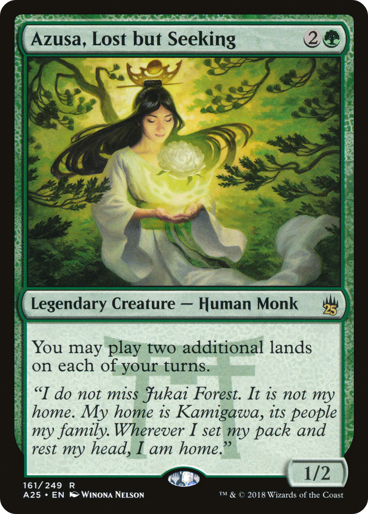 Azusa, Lost but Seeking (161) Foil - Masters 25
