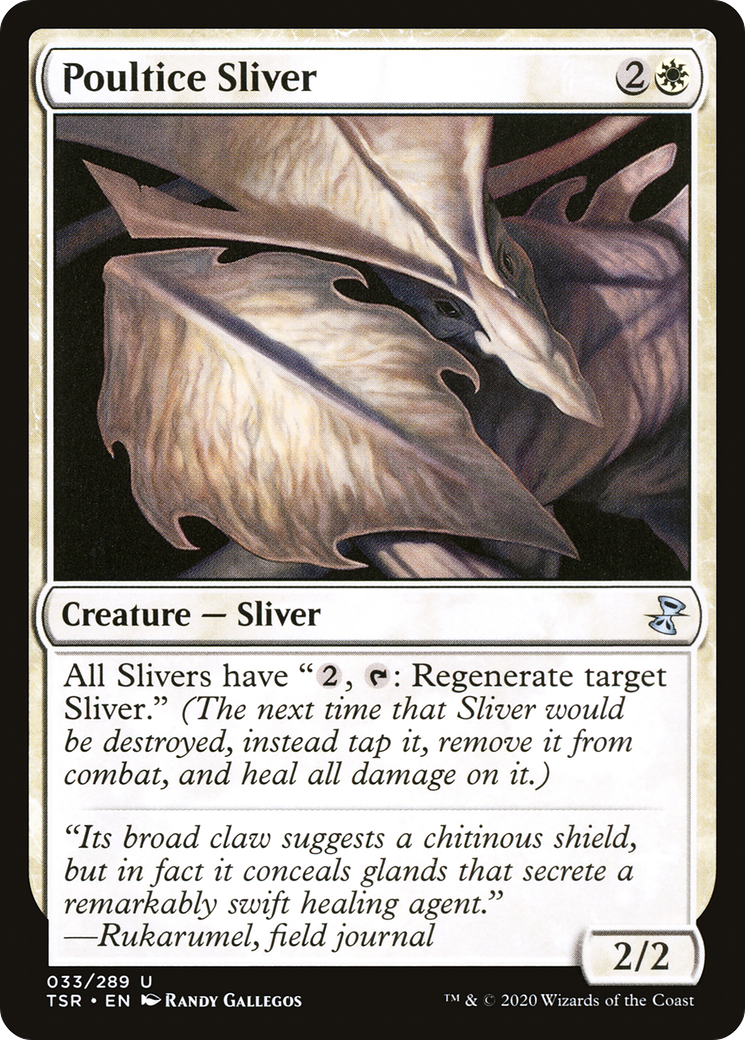 Poultice Sliver (033) Foil - Time Spiral Remastered