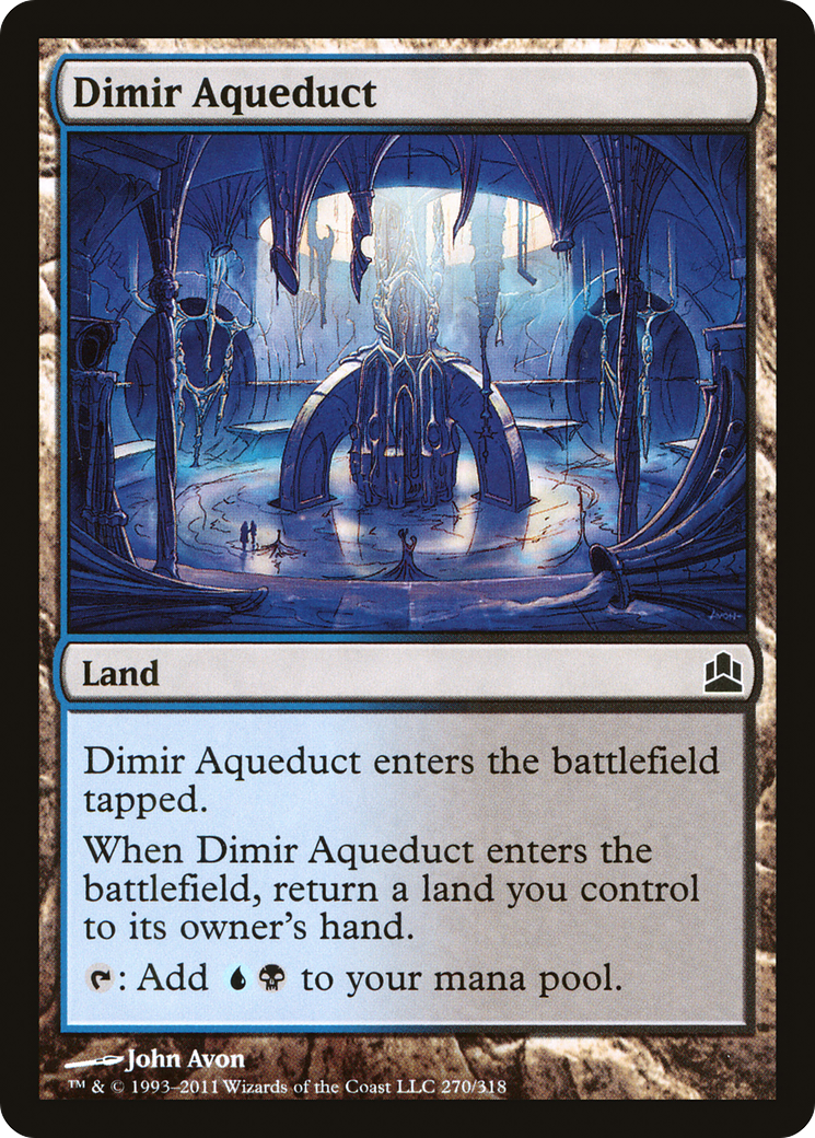Dimir Aqueduct (270) - Commander 2011