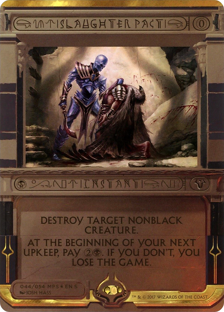 Slaughter Pact (044) Foil - Amonkhet Invocations