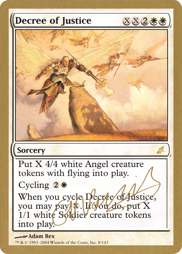 Decree of Justice (gn8) - World Championship Decks 2004