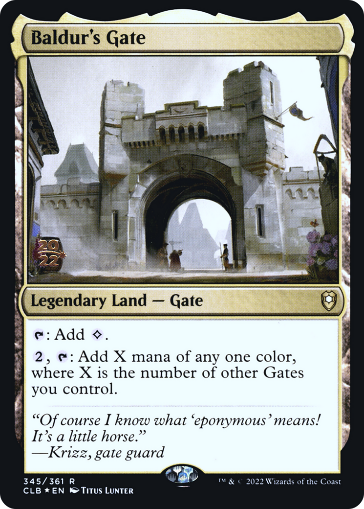 Baldur's Gate (345s) Foil - Battle for Baldur's Gate Promos