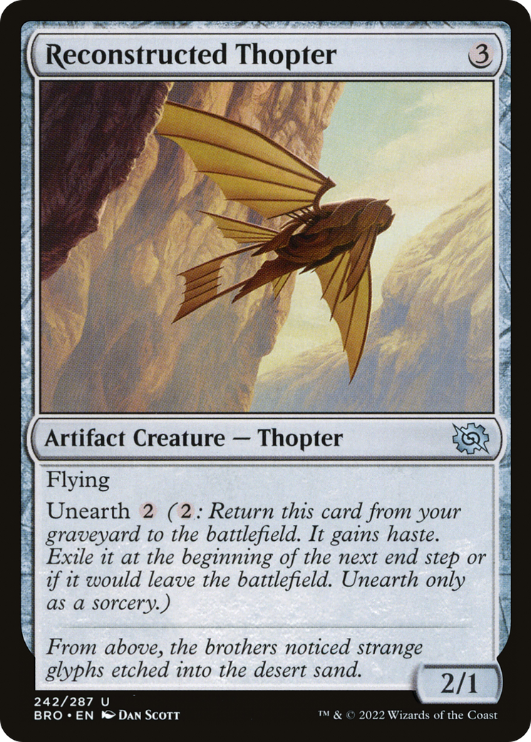 Reconstructed Thopter (242) - The Brothers' War