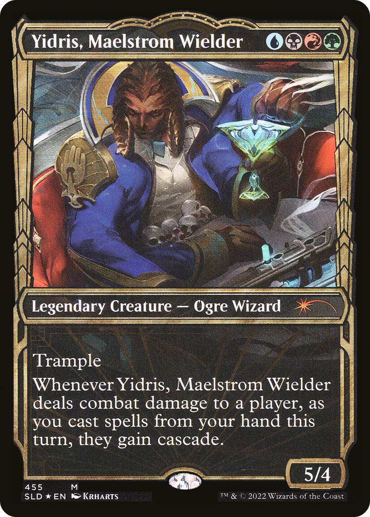 Yidris, Maelstrom Wielder (Gilded Foil) (455) Foil - Secret Lair Drop