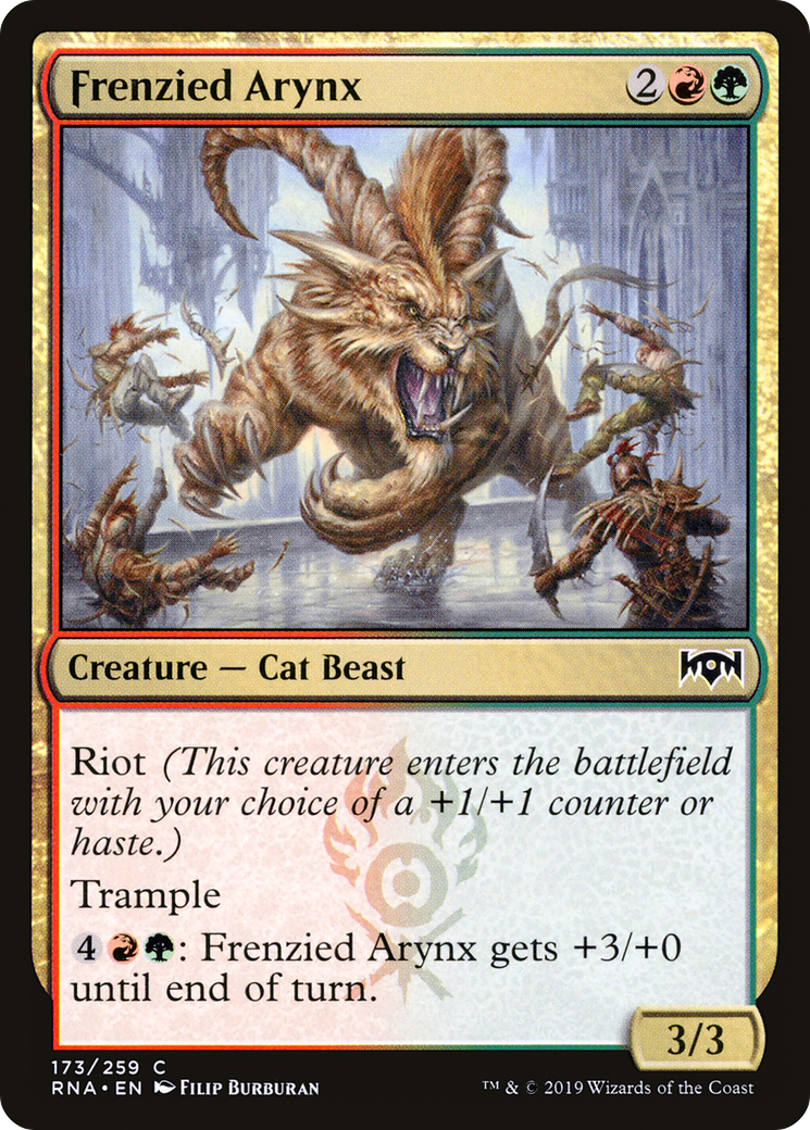 Frenzied Arynx (173) - Ravnica Allegiance