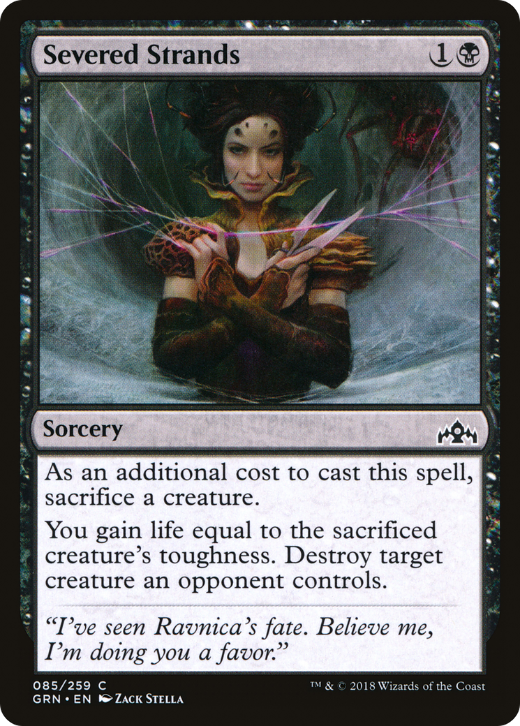 Severed Strands (085) Foil - Guilds of Ravnica