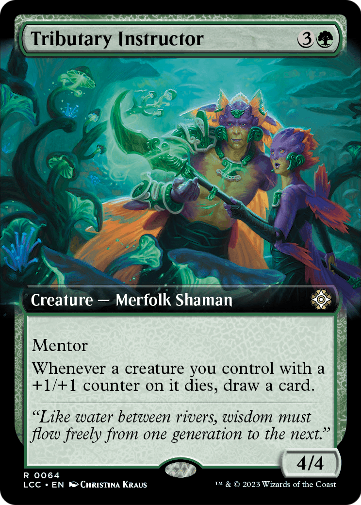 Tributary Instructor (Extended Art) (064) - Commander: The Lost Caverns of Ixalan