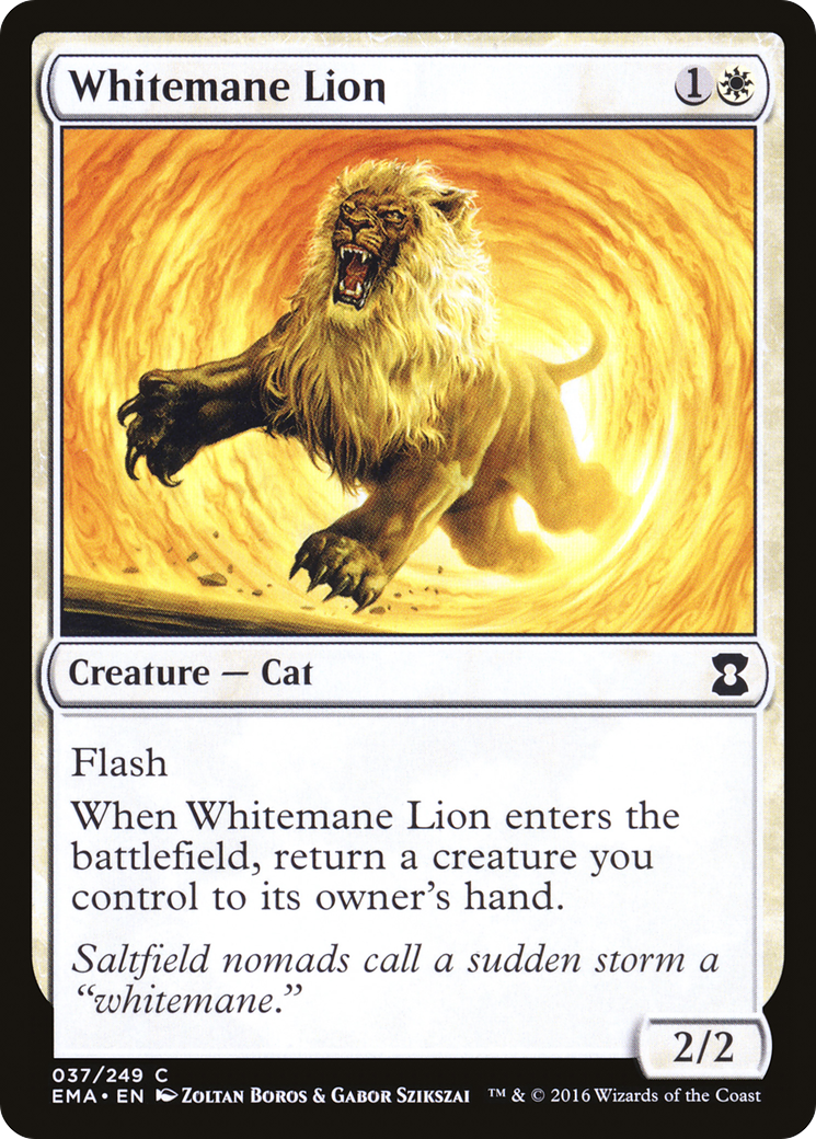 Whitemane Lion (037) Foil - Eternal Masters