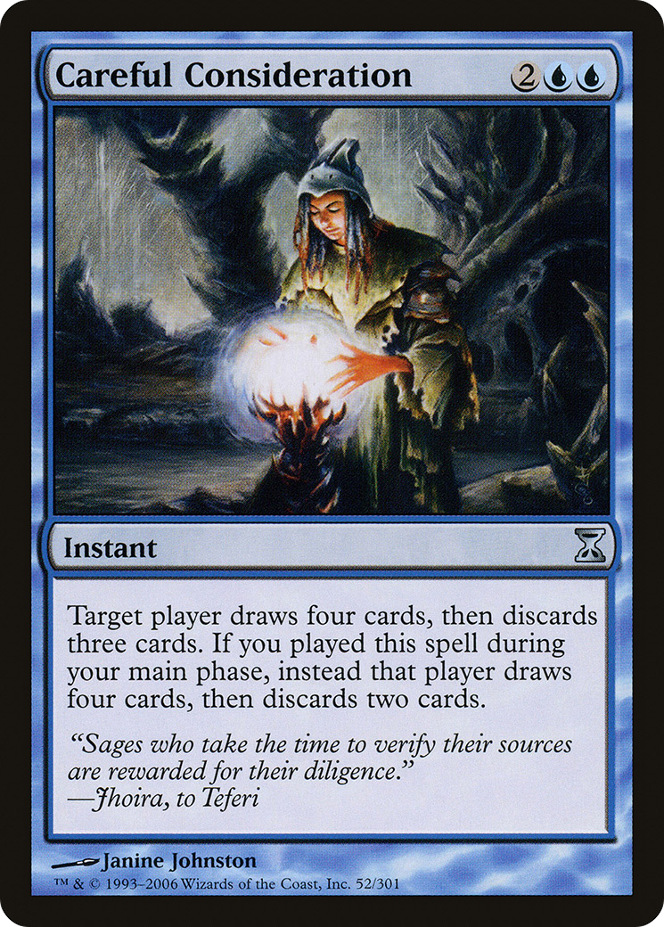 Careful Consideration (052) Foil - Time Spiral