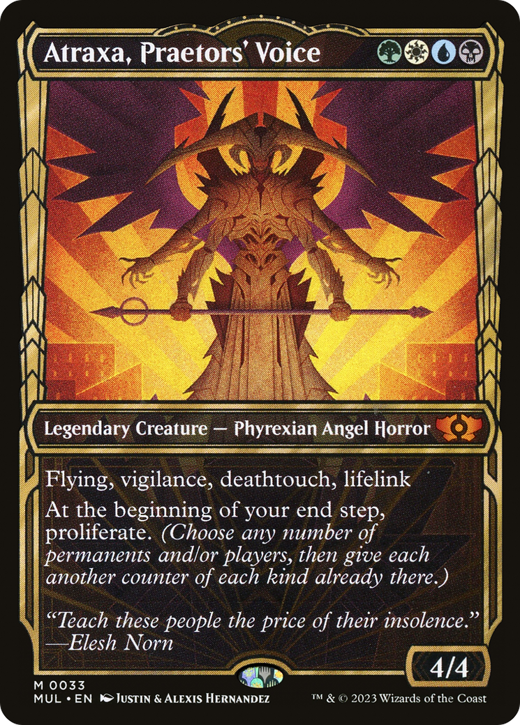 Atraxa, Praetors' Voice (Showcase) (033) Foil - Multiverse Legends