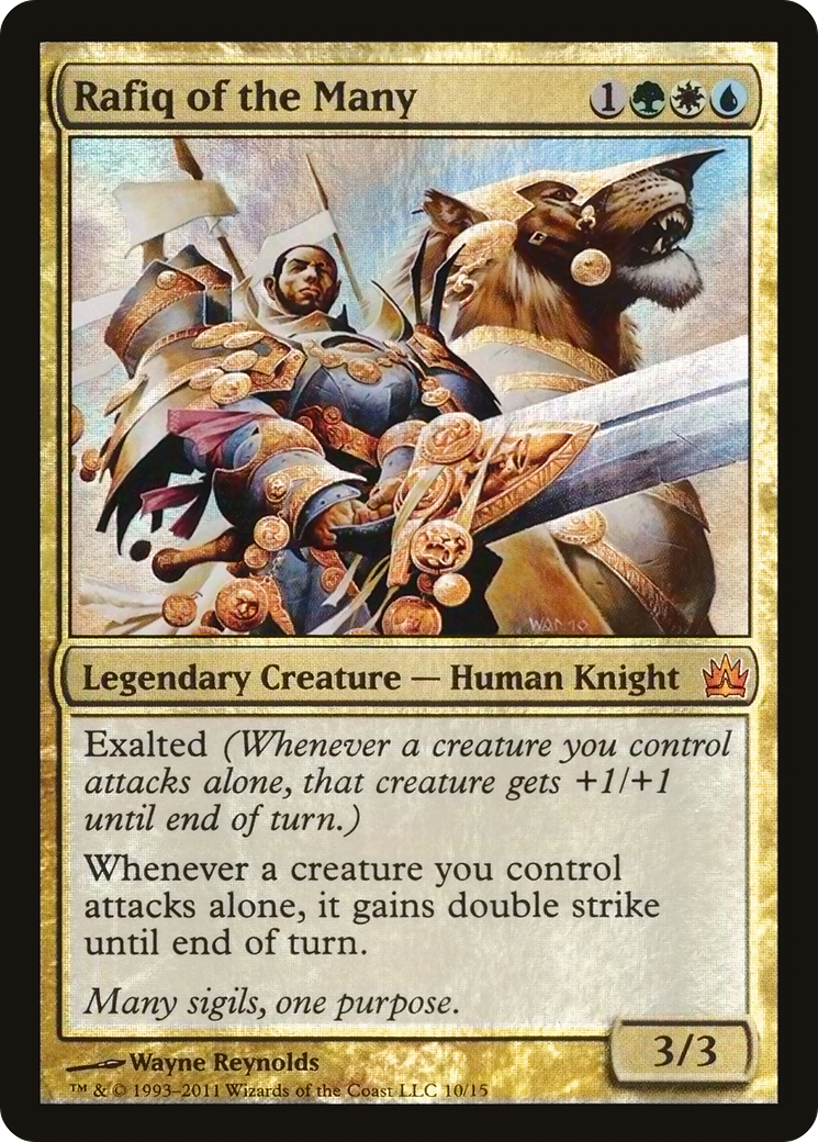 Rafiq of the Many (010) Foil - From the Vault: Legends