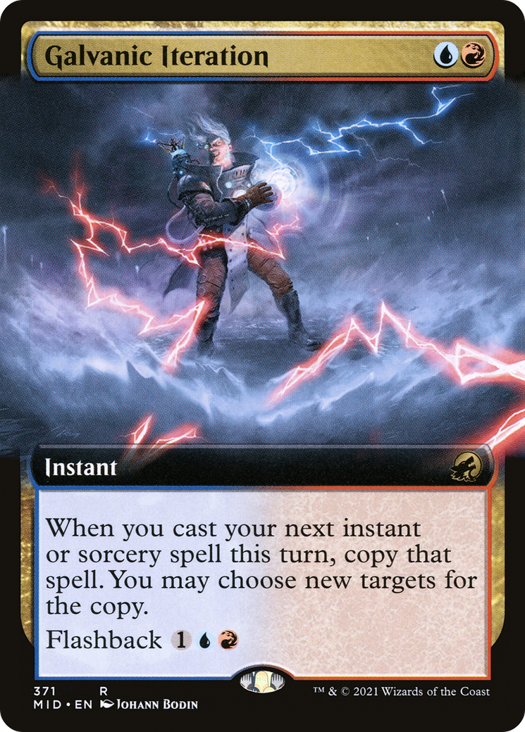 Galvanic Iteration (Extended Art) (371) - Innistrad: Midnight Hunt