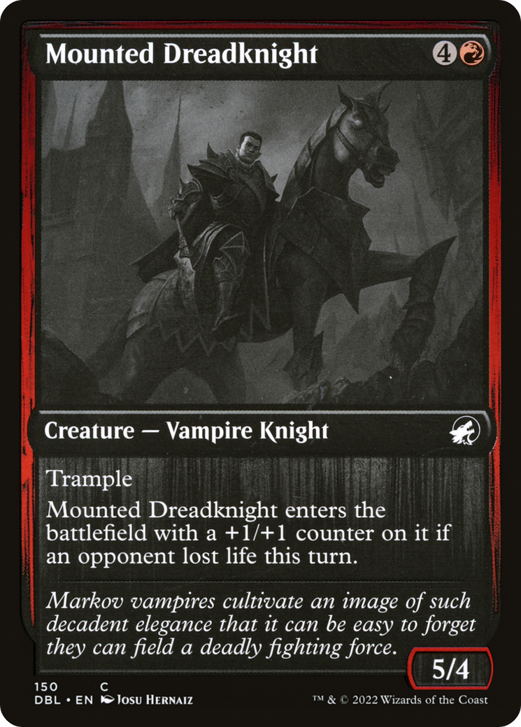 Mounted Dreadknight (150) - Innistrad: Double Feature